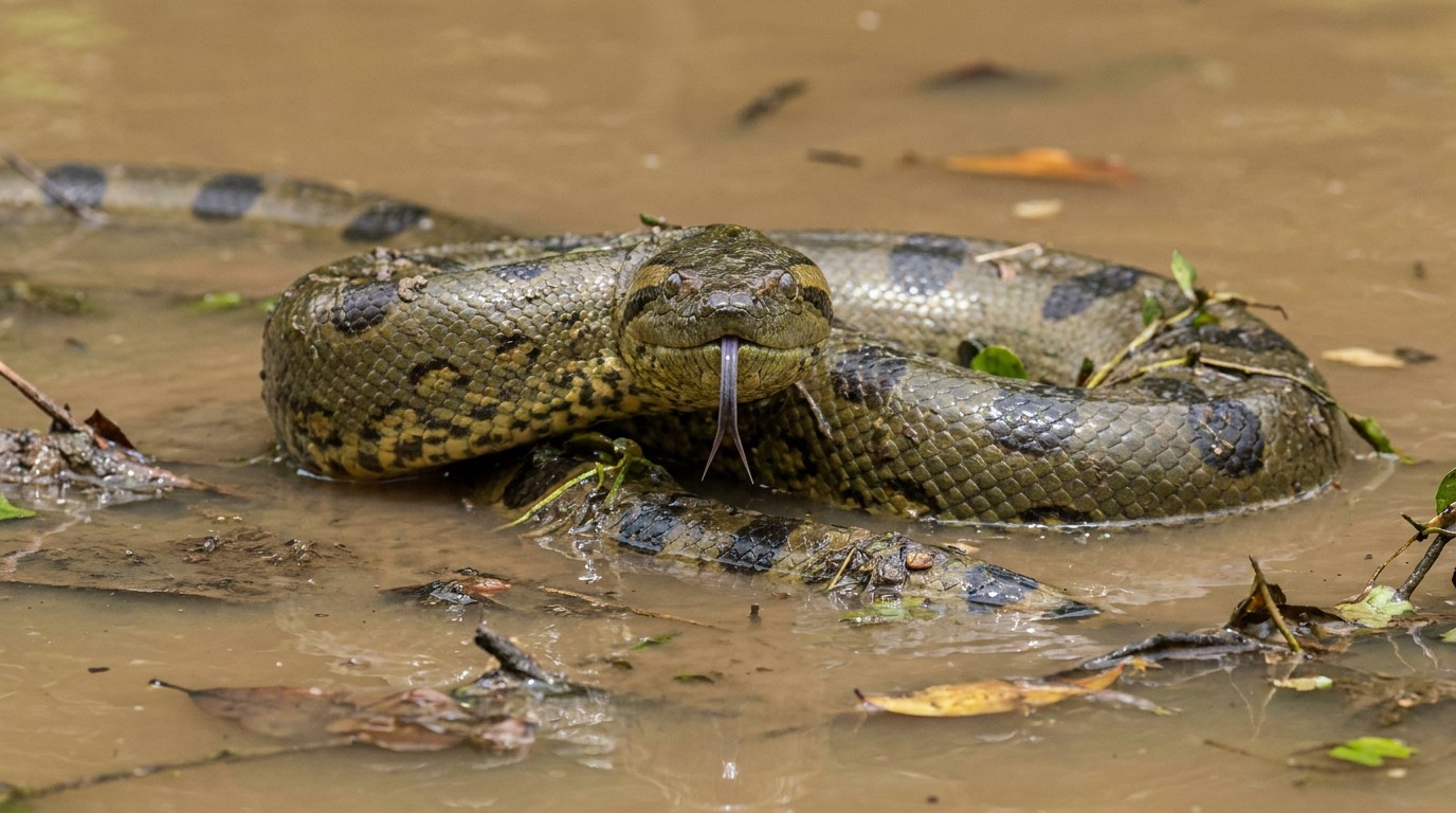 Green Anaconda: The Heaviest Snake on Earth
