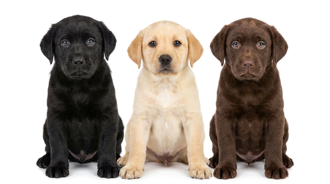 Coat Colors and Texture: Identifying the Three Classic Lab Shades